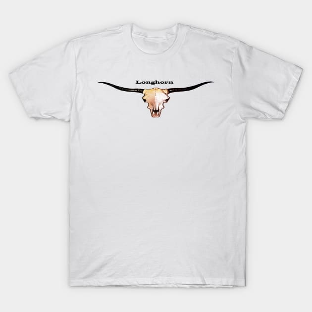 The Longhorn Bull T-Shirt by Andyt